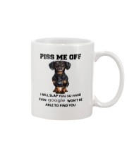 Dachshund Piss Me Off I Will Slap You Mug tile