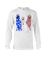 Golden Retriever Flag Long Sleeve Tee thumbnail