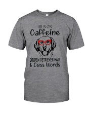 Golden Retriever caffeine Classic T-Shirt front