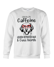 Golden Retriever caffeine Crewneck Sweatshirt thumbnail