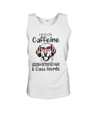 Golden Retriever caffeine Unisex Tank thumbnail