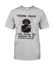Dachshund Stalker Classic T-Shirt front