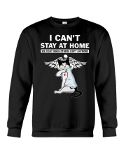 Cat I'Cant Stay Home Crewneck Sweatshirt thumbnail