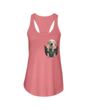 Labrador in Pocket Ladies Flowy Tank thumbnail