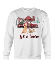 GOLDEN RETRIEVER LET IS SNOW Crewneck Sweatshirt thumbnail