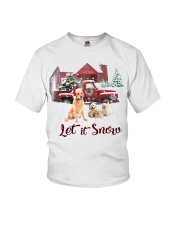 GOLDEN RETRIEVER LET IS SNOW Youth T-Shirt thumbnail