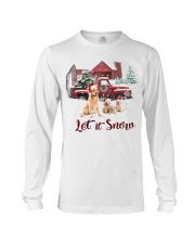 GOLDEN RETRIEVER LET IS SNOW Long Sleeve Tee thumbnail