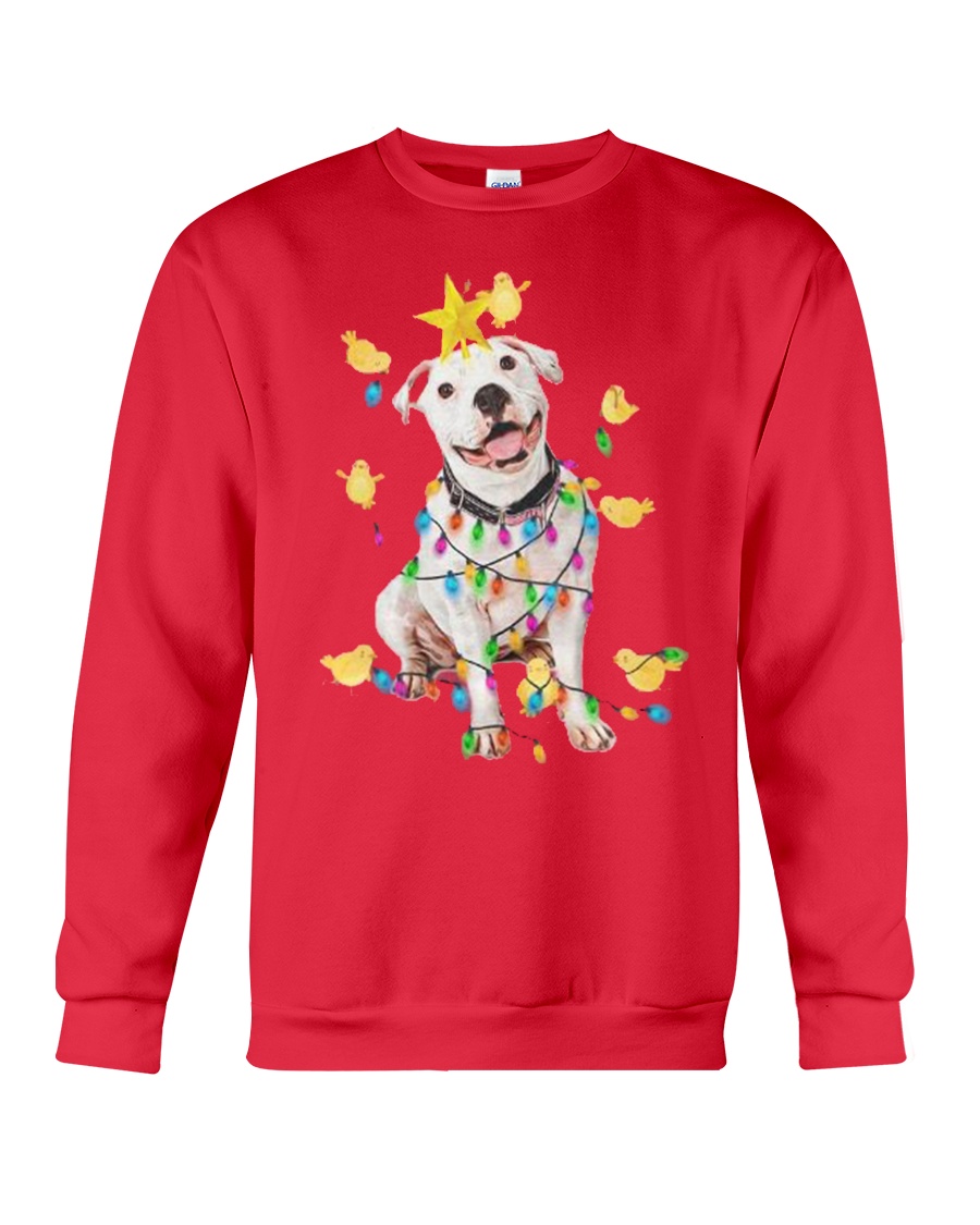 New Pitbull Christmas Crewneck Sweatshirt