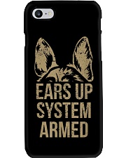 Ears Up German shepherd Phone Case tile