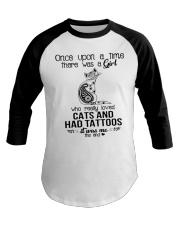 Cats Tattoos Baseball Tee thumbnail