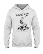 Cats Tattoos Hooded Sweatshirt thumbnail