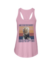 Cat Mike echo Ladies Flowy Tank tile