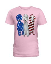 Dachshund Flag Ladies T-Shirt thumbnail
