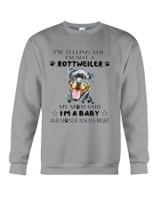 I'm Not Rottweiler i'm a Baby Crewneck Sweatshirt thumbnail