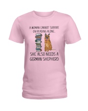 Woman Need German Shepherd Ladies T-Shirt thumbnail