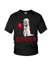 Golden Retriever Halloween Youth T-Shirt thumbnail