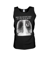 German Shepherd X-ray Of My Heart Unisex Tank thumbnail