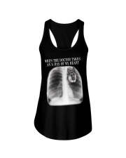 German Shepherd X-ray Of My Heart Ladies Flowy Tank thumbnail