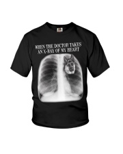 German Shepherd X-ray Of My Heart Youth T-Shirt thumbnail