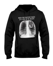 German Shepherd X-ray Of My Heart Hooded Sweatshirt front