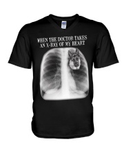 German Shepherd X-ray Of My Heart V-Neck T-Shirt thumbnail