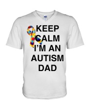 Autism V-Neck T-Shirt front