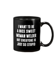 NICE SWEET WOMAN WELDER Mug front