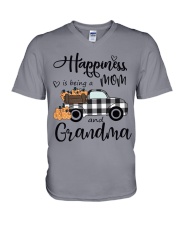 BEING A MOM AND GRANDMA V-Neck T-Shirt thumbnail