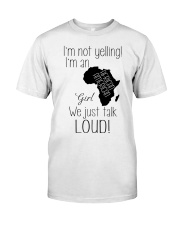 AFRICAN AMERICAN GIRL NOT YELLING Classic T-Shirt front