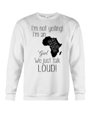 AFRICAN AMERICAN GIRL NOT YELLING Crewneck Sweatshirt thumbnail