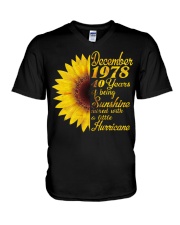 HAPPY BIRTHDAY 1978 40 YEARS V-Neck T-Shirt thumbnail