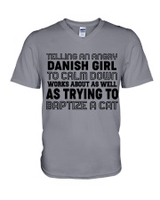 DANISH GIRL V-Neck T-Shirt thumbnail