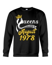 QUEENS ARE BORN IN AUGUST 1978 Crewneck Sweatshirt thumbnail