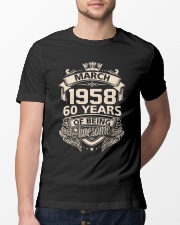 Happy Birthayday March 1958 Classic T-Shirt lifestyle-mens-crewneck-front-13