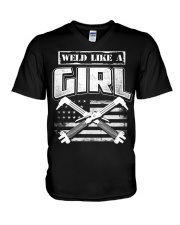 WELD LIKE A GIRL V-Neck T-Shirt thumbnail