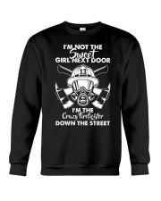 CRAZY FIREFIGHTER Crewneck Sweatshirt thumbnail