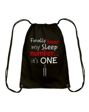 MY SLEEP NUMBER 1 BOTTLE Drawstring Bag thumbnail