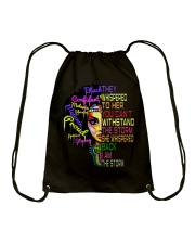 I AM THE STORM Drawstring Bag thumbnail