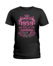 Bon anniversaire Octobre 1959 Ladies T-Shirt thumbnail