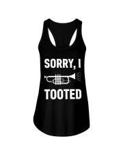 SORRY I TOOTED Ladies Flowy Tank thumbnail