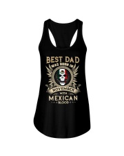 BEST DAD WAS BORN IN NOVEMBER Ladies Flowy Tank thumbnail