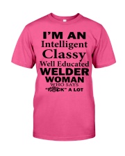 CLASSY WELDER WOMAN Classic T-Shirt tile