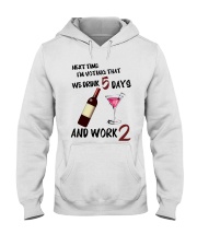 Drink Voting- Funny Bartender Hooded Sweatshirt thumbnail