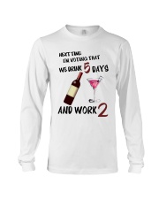 Drink Voting- Funny Bartender Long Sleeve Tee thumbnail