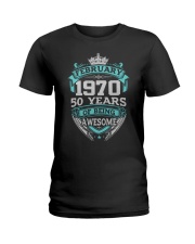 BIRTHDAY GIFT FEB 1970 Ladies T-Shirt thumbnail
