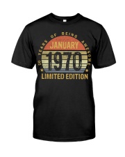 BIRTHDAY GIFT JANUARY 1970 Classic T-Shirt front