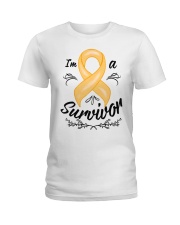 I'M A SURVIVOR Ladies T-Shirt thumbnail