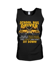 SCHOOL BUS DRIVER Unisex Tank thumbnail