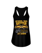 SCHOOL BUS DRIVER Ladies Flowy Tank thumbnail
