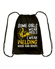 WEAR WELDING HOOD AND BOOTS Drawstring Bag thumbnail